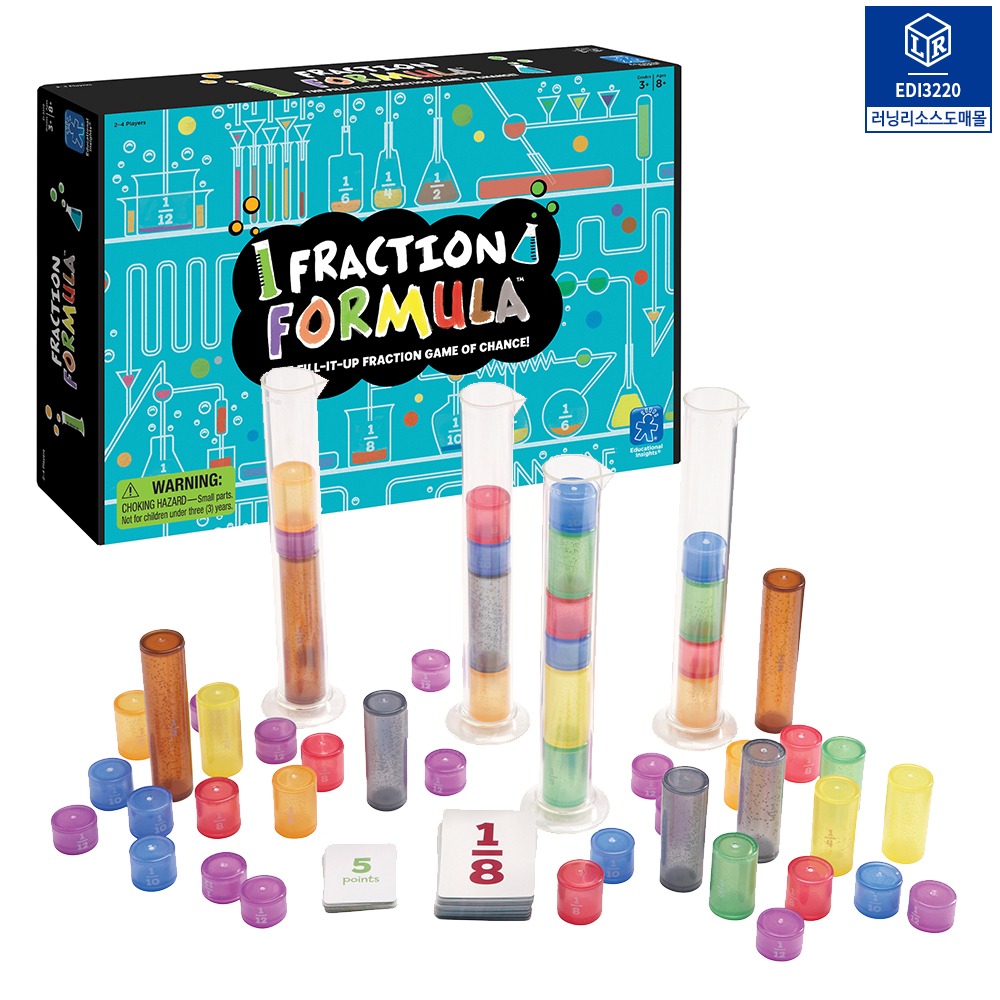[가베가족] 분수 공식 게임 Fraction Formula™ Game [EDI3220] / 수학 연산 교구